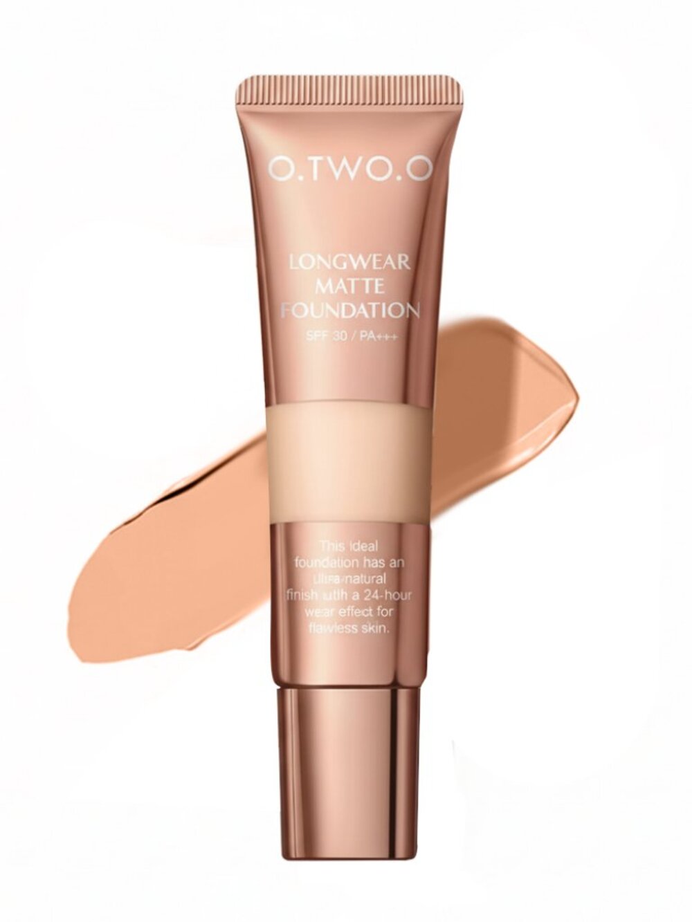 O.TWO.O Ultra Longwear Matte Liquid Foundation, Full Coverage, Oil Control, 30ml